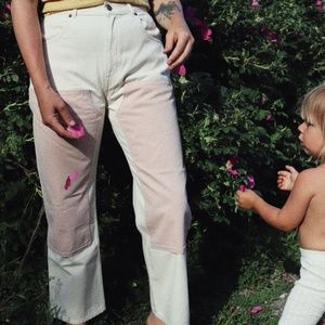 Rudy Jude Utility Jeans in two tone peach RJ 2 (see measurements)